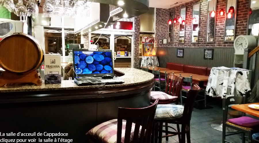 Salles d'accueil Cappadoce et cliquez pour voir la salle  � l'�tage